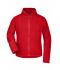 Donna Girly Microfleece Jacket Red 7221