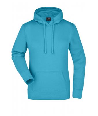 Donna Ladies' Hooded Sweat Sky-blue 7223