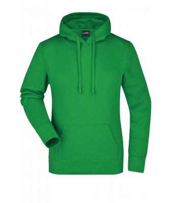 Donna Ladies' Hooded Sweat Fern-green 7223