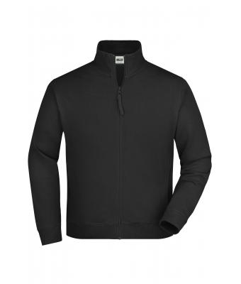 Unisex Sweat Jacket Black 7230