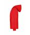 Enfant Sweat-shirt enfant zippé avec capuche Rouge 7232