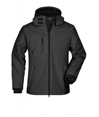 Men Men's Winter Softshell Jacket Black 7259