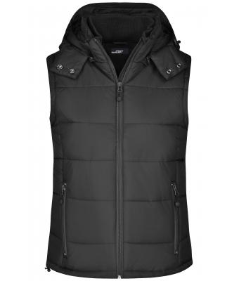 Damen Ladies' Padded Vest Black 7264