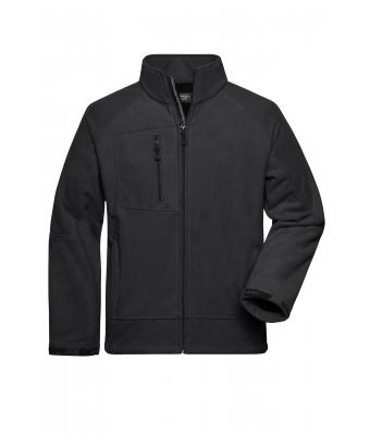 Uomo Men’s Bonded Fleece Jacket Carbon/black 7265