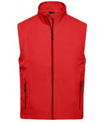Herren Men's  Softshell Vest Red 7283