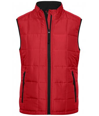Ladies Ladies' Padded Light Weight Vest Red/black 7913
