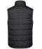 Uomo Men's Padded Light Weight Vest Black/silver 7914