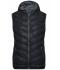 Ladies Ladies' Down Vest Black/grey 8104