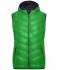 Ladies Ladies' Down Vest Green/carbon 8104