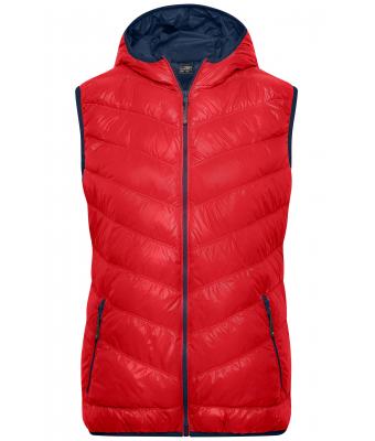 Damen Ladies' Down Vest Red/navy 8104