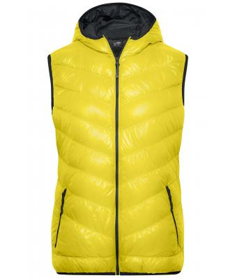 Ladies Ladies' Down Vest Yellow/carbon 8104
