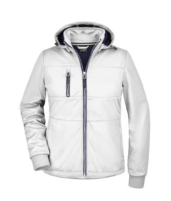 Donna Ladies' Maritime Jacket White/white/navy 8189