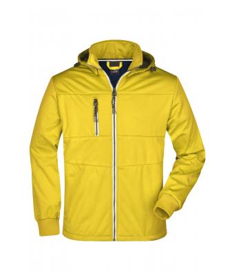Men Men's Maritime Jacket Sun-yellow/navy/white 8190