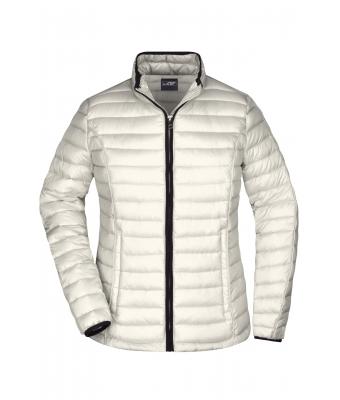 Donna Ladies' Quilted Down Jacket Off-white/black 8215