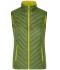 Damen Ladies' Lightweight Vest Jungle-green/acid-yellow 8269