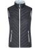 Donna Ladies' Lightweight Vest Black/silver 8269