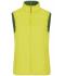 Donna Ladies' Lightweight Vest Jungle-green/acid-yellow 8269