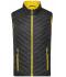 Uomo Men's Lightweight Vest Black/yellow 8270