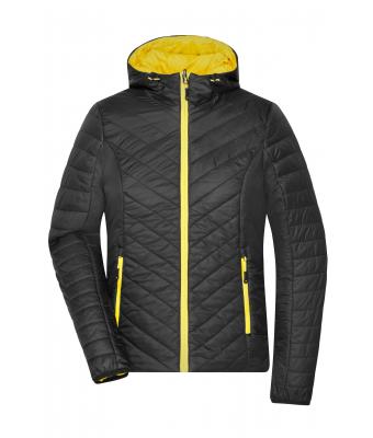 Donna Ladies' Lightweight Jacket Black/yellow 8271
