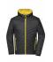 Herren Men's Lightweight Jacket Black/yellow 8272