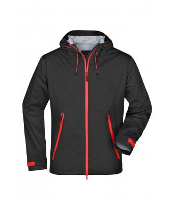 Uomo Men's Outdoor Jacket Black/red 8281