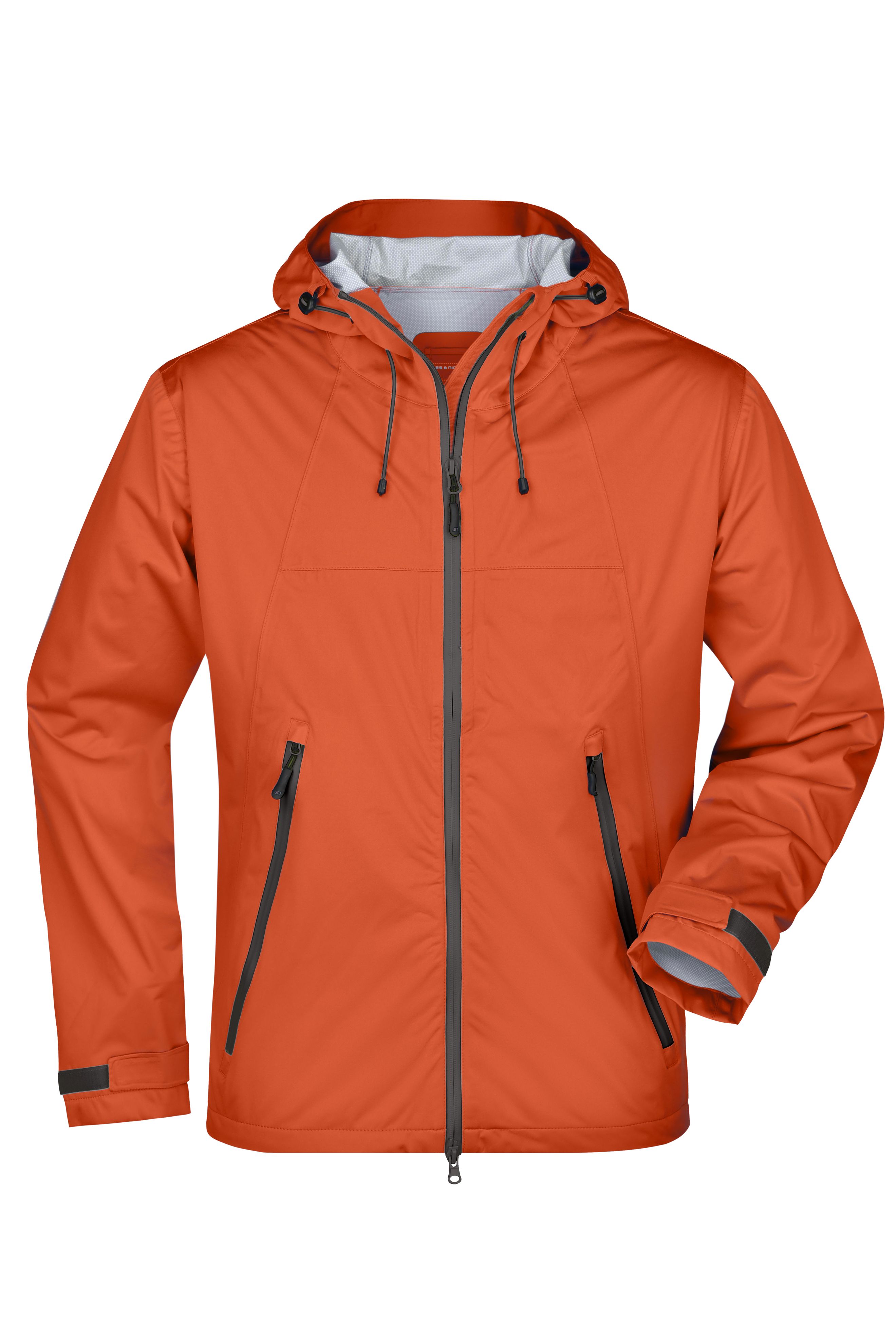 Men Men's Outdoor Jacket Dark-orange/iron-grey-Promotextilien.de