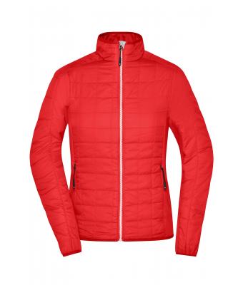 Damen Ladies' Hybrid Jacket Light-red/silver 8345