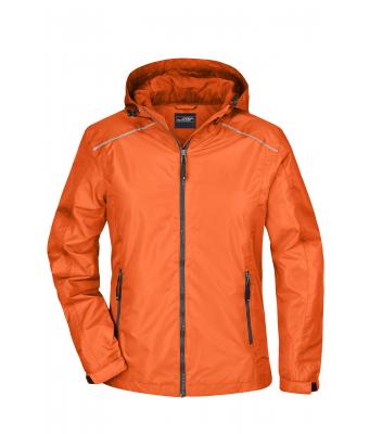 Donna Ladies' Rain Jacket Orange/carbon 8371