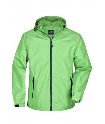 Men Men's Rain Jacket Spring-green/navy 8372