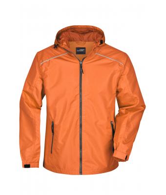 Men Men's Rain Jacket Orange/carbon 8372