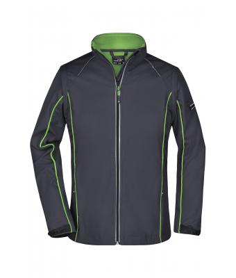 Donna Ladies' Zip-Off Softshell Jacket Iron-grey/green 8405