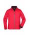 Uomo Men's Zip-Off Softshell Jacket Red/black 8406