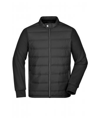 Men Men's Hybrid Sweat Jacket Black 8414