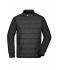 Herren Men's Hybrid Sweat Jacket Black 8414