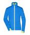 Donna Ladies' Sports Softshell Jacket Bright-blue/bright-yellow 8407