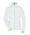 Donna Ladies' Sports Softshell Jacket White/bright-green 8407