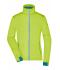 Damen Ladies' Sports Softshell Jacket Bright-yellow/bright-blue 8407