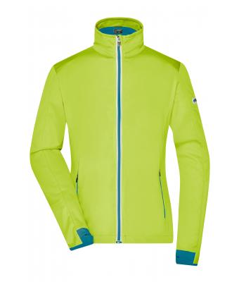Ladies Ladies' Sports Softshell Jacket Bright-yellow/bright-blue 8407