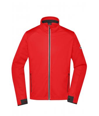 Herren Men's Sports Softshell Jacket Bright-orange/black 8408