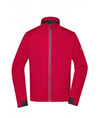 Uomo Men's Sports Softshell Jacket Light-red/black 8408