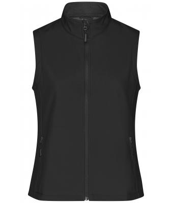 Donna Ladies' Promo Softshell Vest Black/black 8409