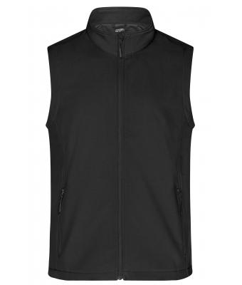 Uomo Men's Promo Softshell Vest Black/black 8410