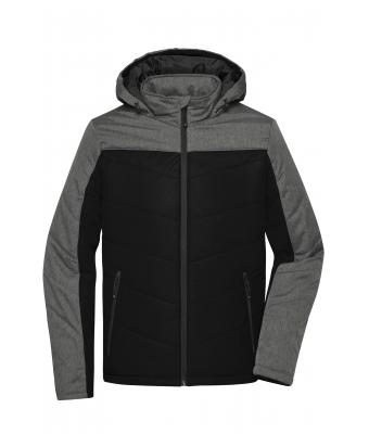Uomo Men's Winter Jacket Black/anthracite-melange 8493