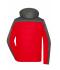 Uomo Men's Winter Jacket Red/anthracite-melange 8493
