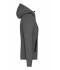 Donna Ladies' Hooded Jacket Dark-melange 8612