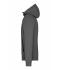Men Men's Hooded Jacket Dark-melange 8613