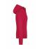 Donna Ladies' Hooded Softshell Jacket Red/black 8614