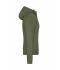 Donna Ladies' Hooded Softshell Jacket Olive/camouflage 8614