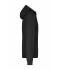 Men Men's Hooded Softshell Jacket Black/black 8618