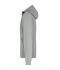 Uomo Men's Hooded Softshell Jacket Light-grey/black 8618